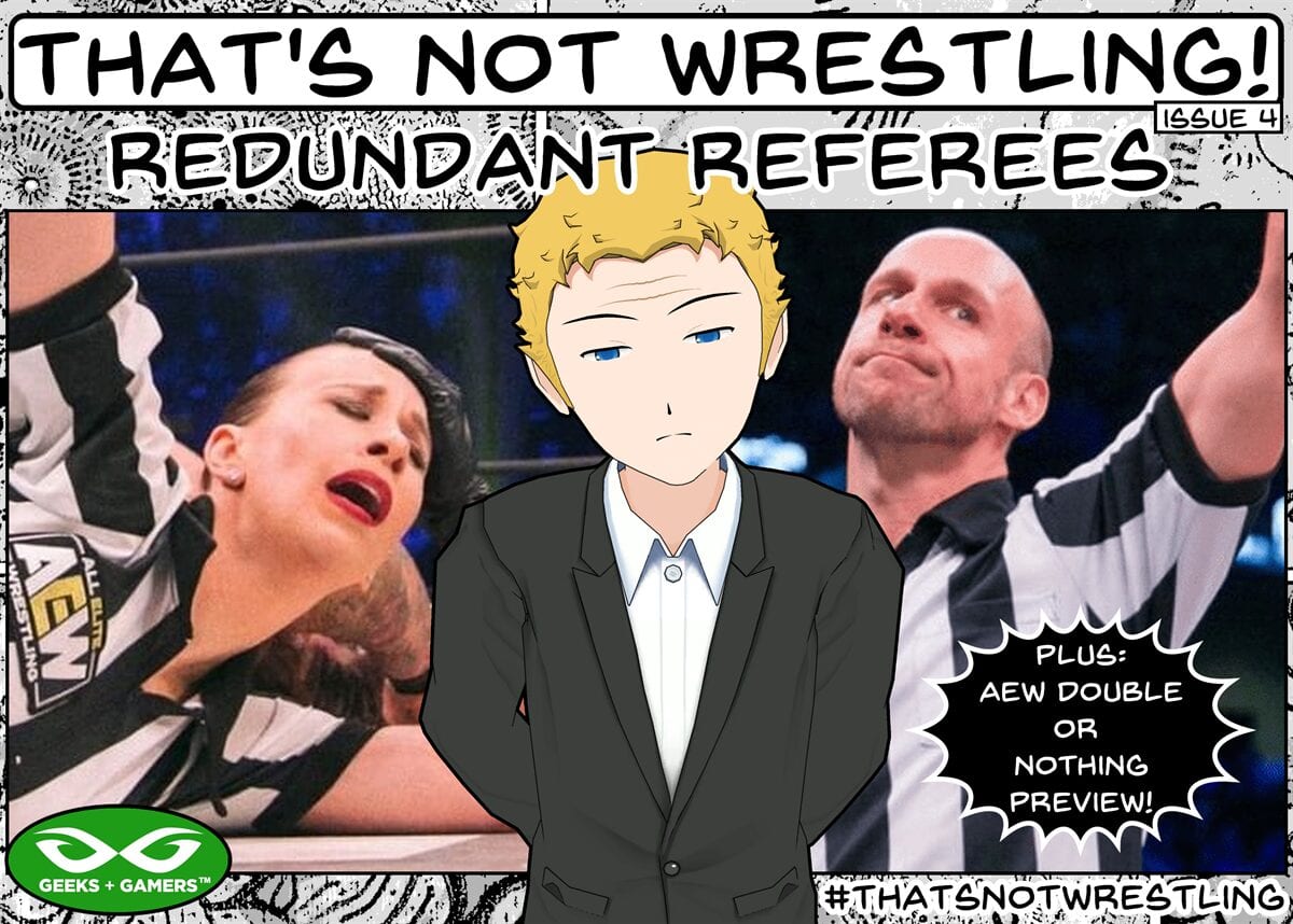 AEW, wrestling, referees, Doubleo or Nothing