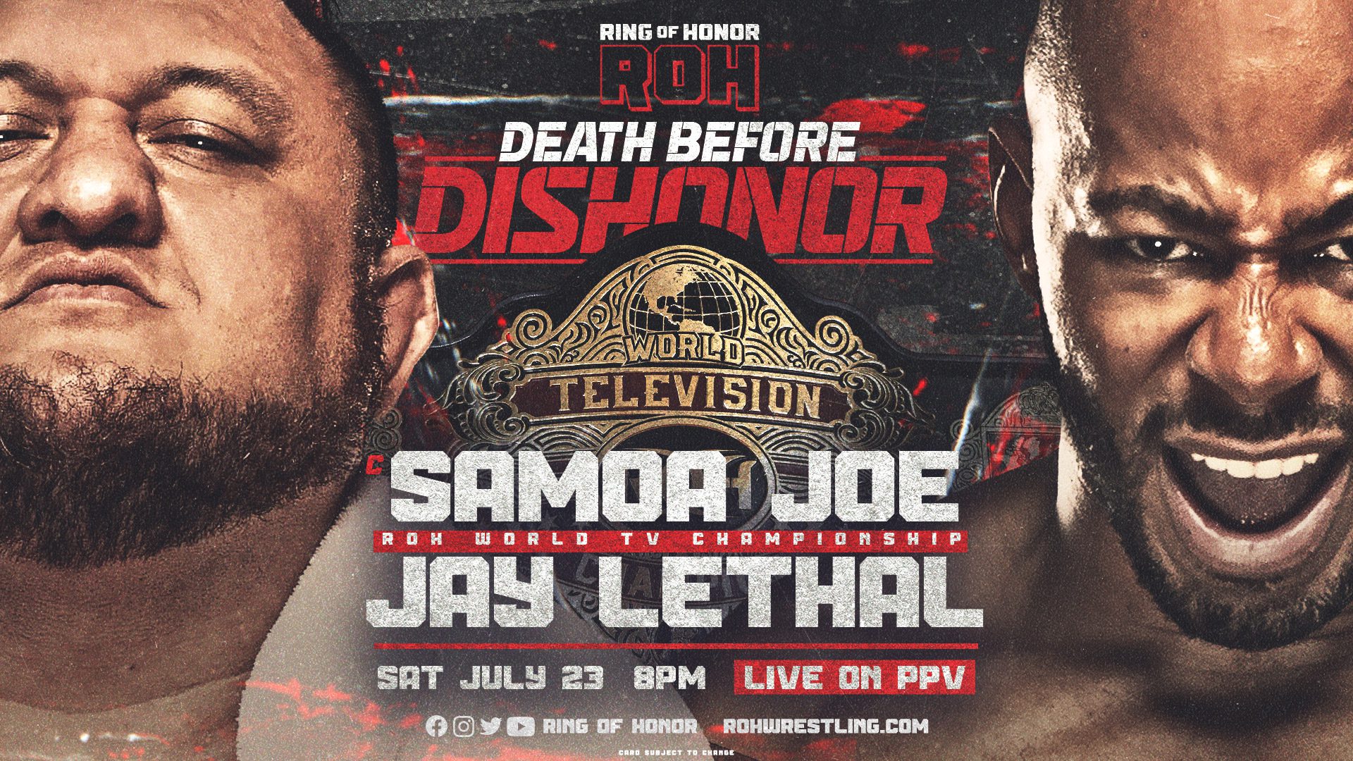 ROH Death Before Dishonor Results: Samoa Joe vs. Jay Lethal