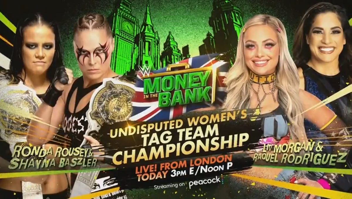 WWE Money in the Bank results - Women's Tag Titles