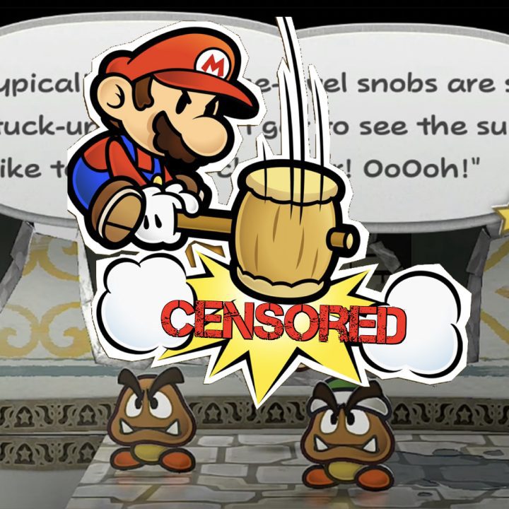 Paper Mario censored