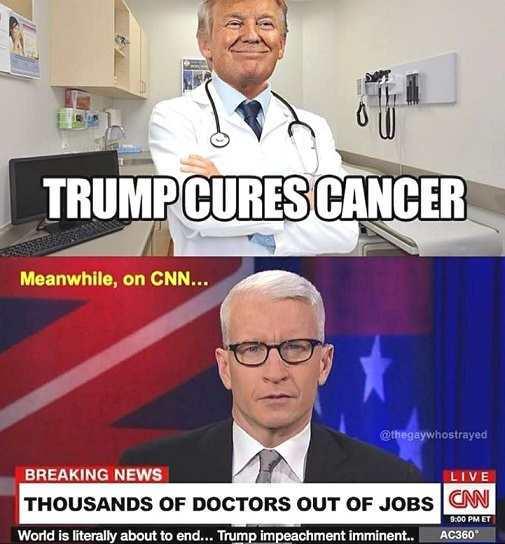 trump-cures-cancer-cnn-thousands-doctors-out-of-job