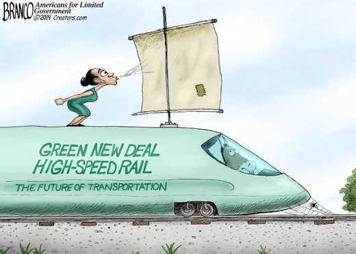ocasio-cortez-blowing-green-new-deal-high-speed-rail-future-of-transportation