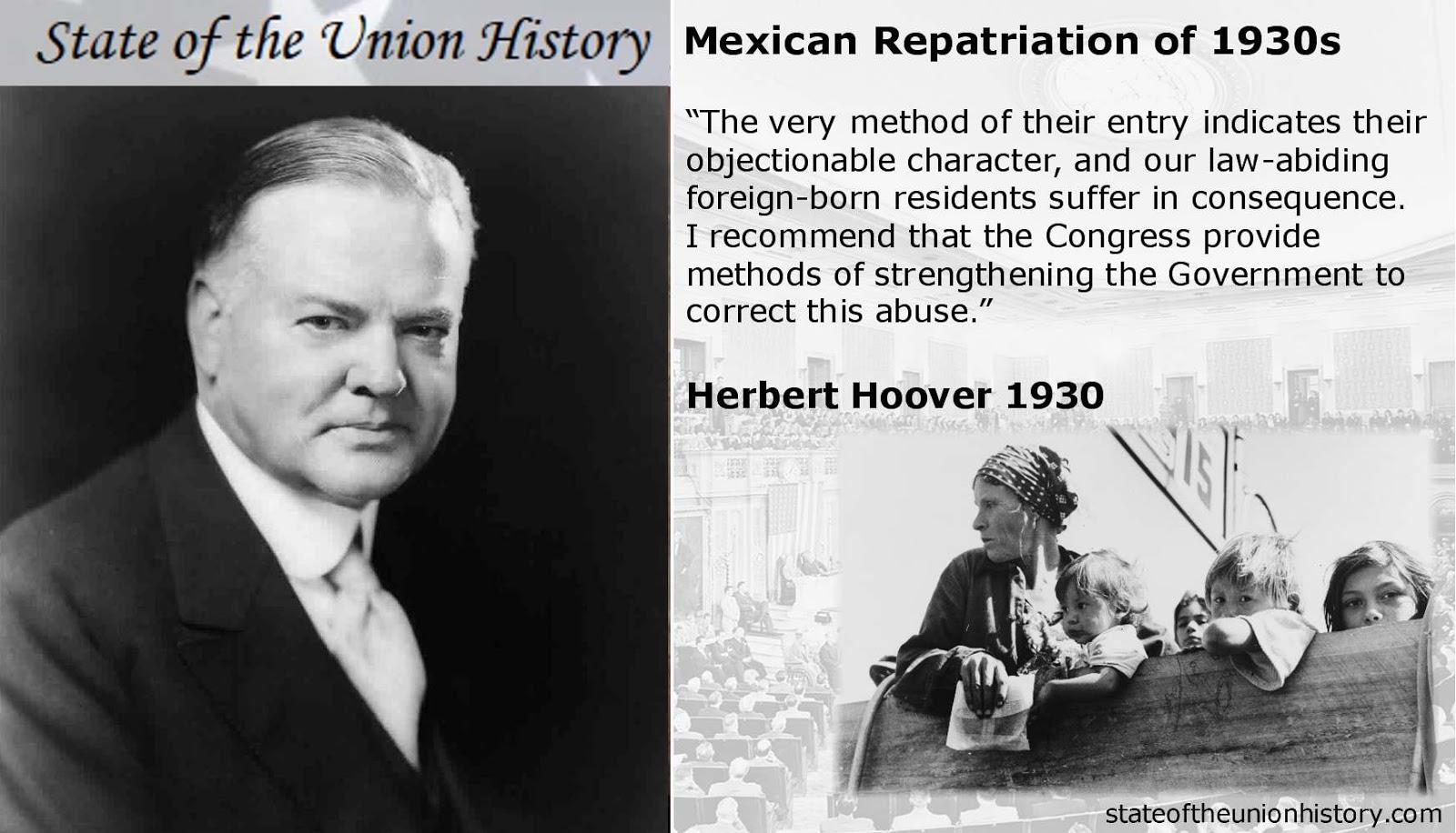 Herbert Hoover - Mexican Repatriarchs