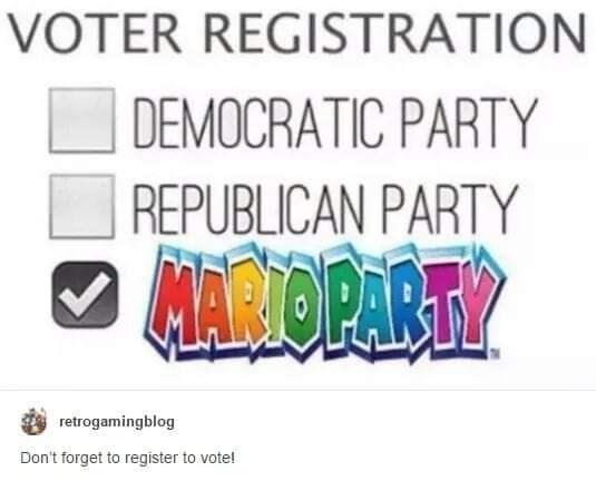 party-republican-party-and-mario-party-someone-comments-below-dont-forget-to-register-to-vote