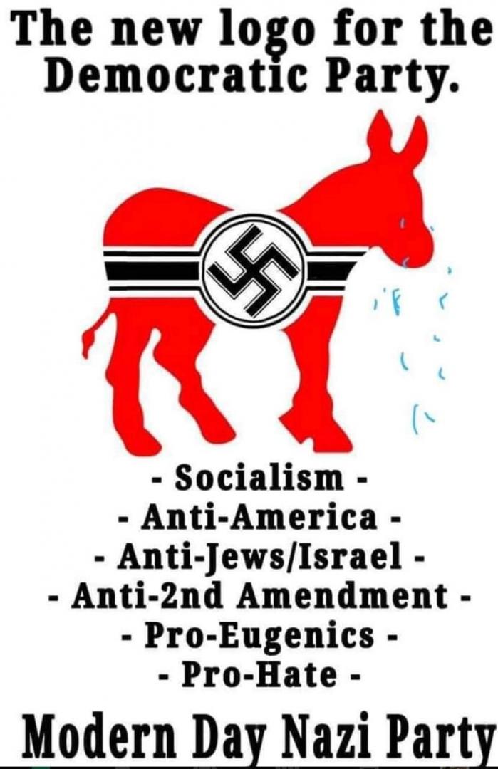 Democrat-Party-Logo-Nazi-Fascist-BLM-Antifa